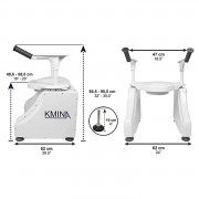 Siège de toilettes élévateur avec batterie