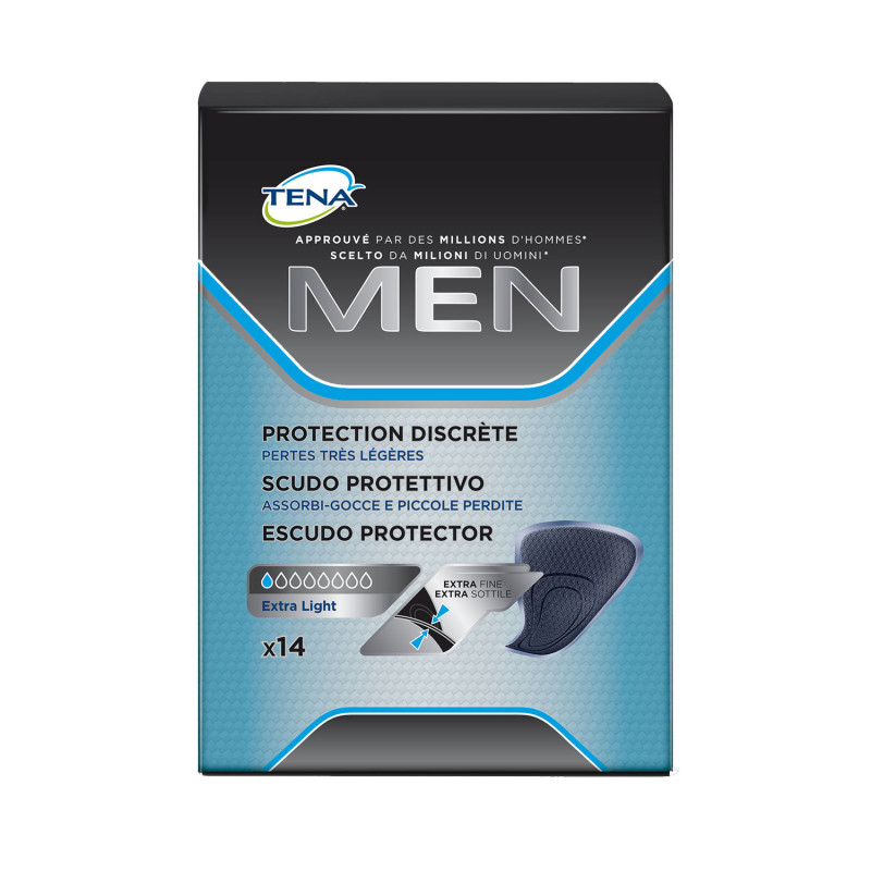 8 paquets - TENA Men Extra Light - 112 unités