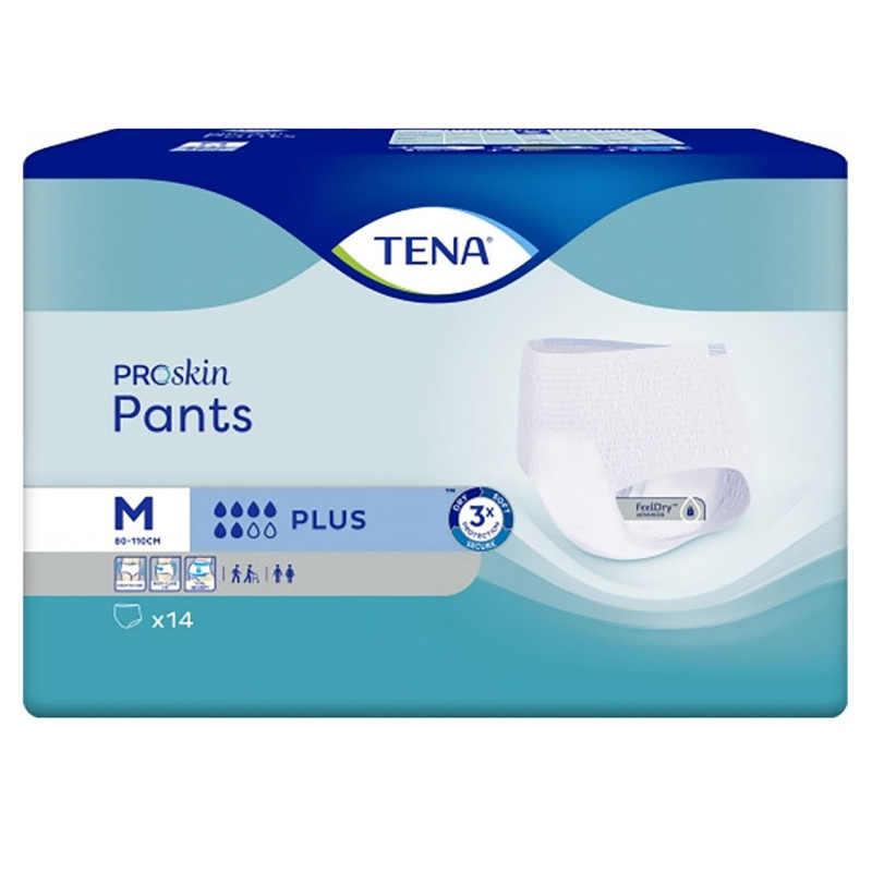 8 paquets - TENA Pants ProSkin Plus Medium - 112 unités