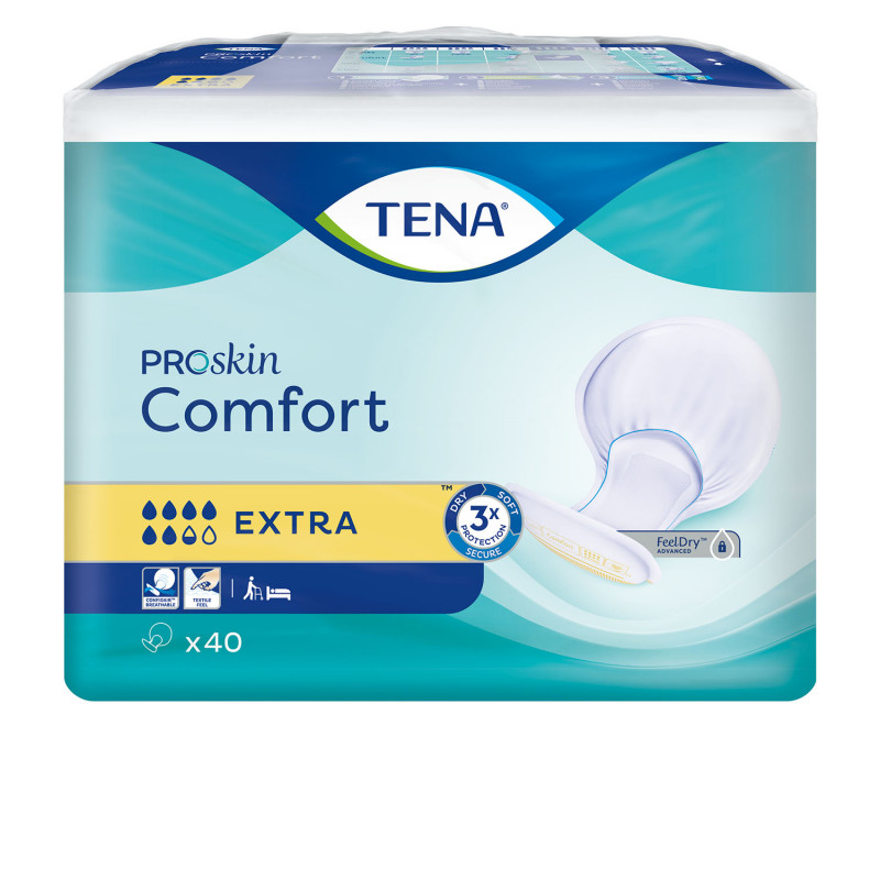 4 paquets - TENA ProSkin Comfort Extra - 160 unités