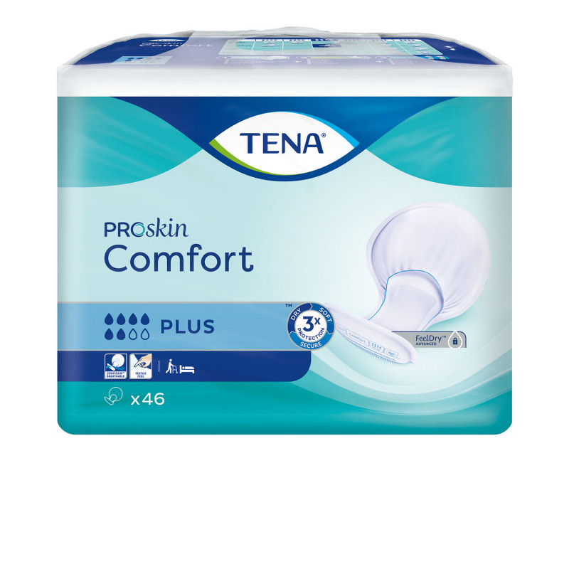 2 paquets - TENA ProSkin Comfort Plus - 92 unités