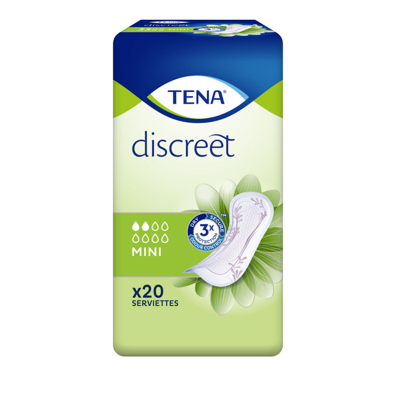 12 paquets - Tena Lady Discreet Mini - 360 unités