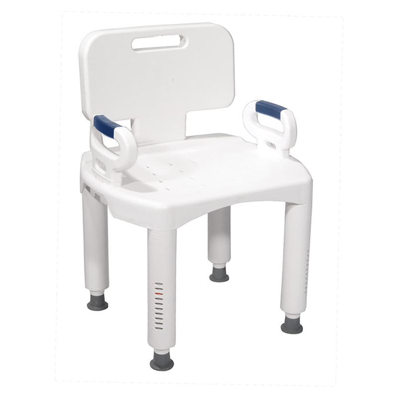 Chaise de douche modulaire à ventouses Makémo - Non - 45 cm