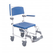 Chaise de douche Aston à roulettes