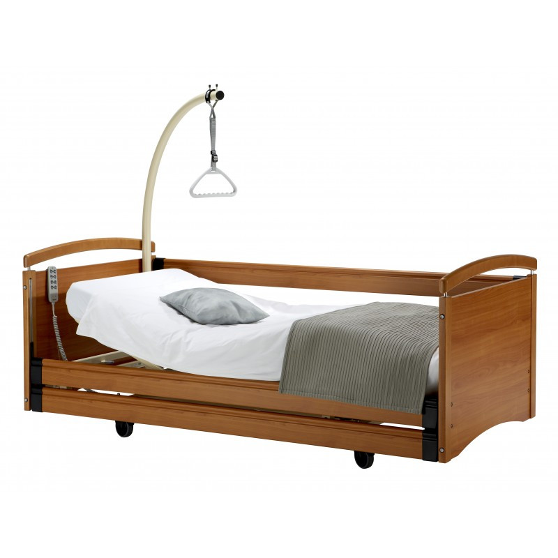 Lit médicalisé Euro 1000 Boiserie - HMS-Vilgo - Merisier - 135 kg