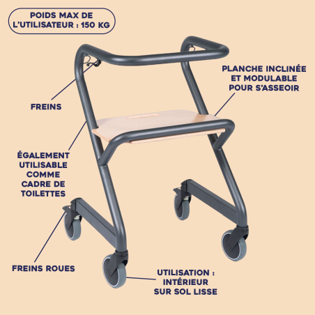 Déambulateur d'intérieur Page Saljol
