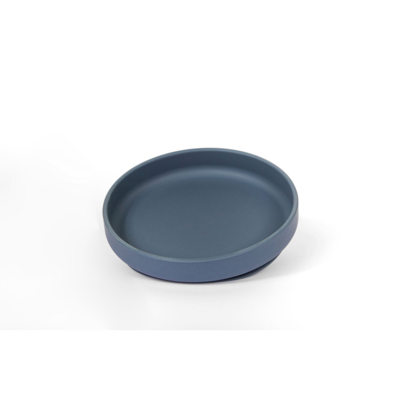 Petite assiette en silicone Nat Spirit - Bleu