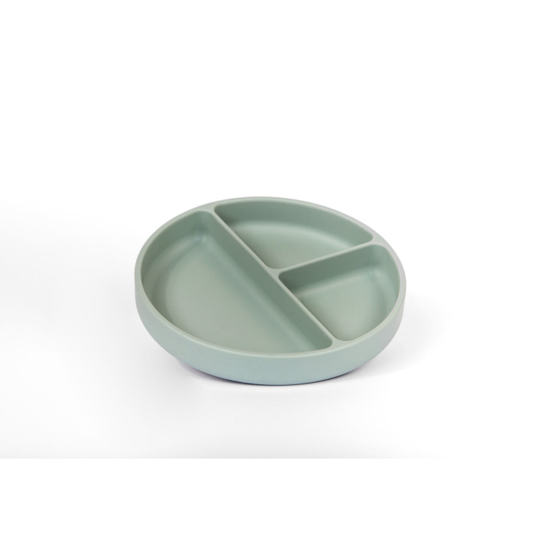 Assiette compartimentée - Vert