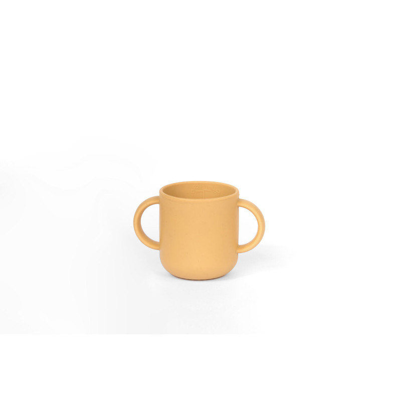 Tasse en silicone avec anses Nat Spirit - Ocre - 16 cl