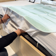 Alèse lavable absorbante lit simple avec rabat 90 x 170cm