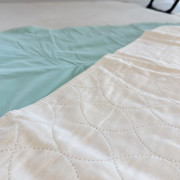 Alèse lavable absorbante lit simple avec rabat 90 x 170cm