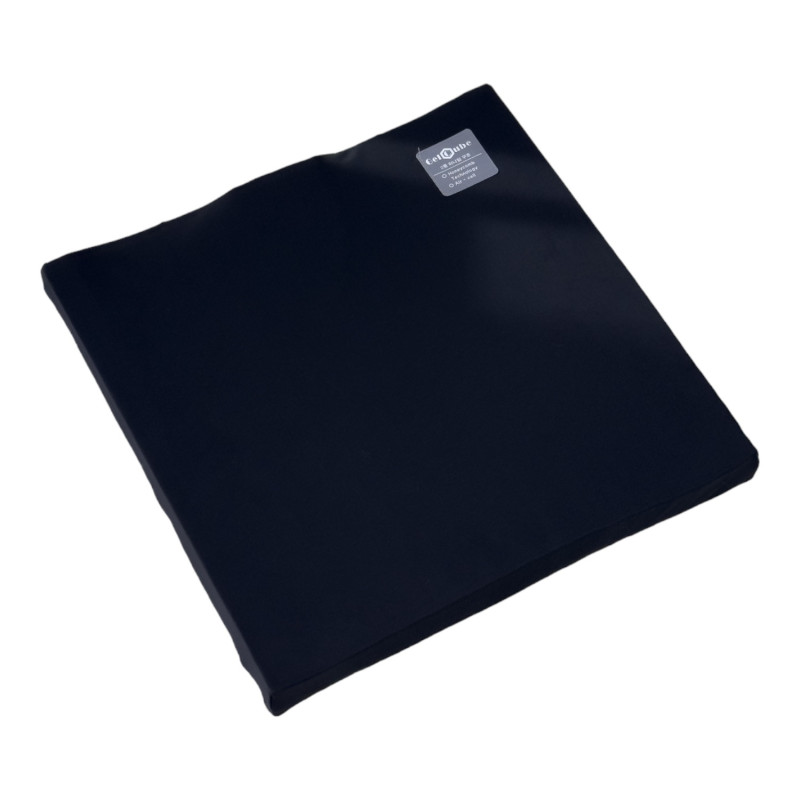 Coussin d'assise en nid d'abeille Caremate - Taille : XL - Noir - XL