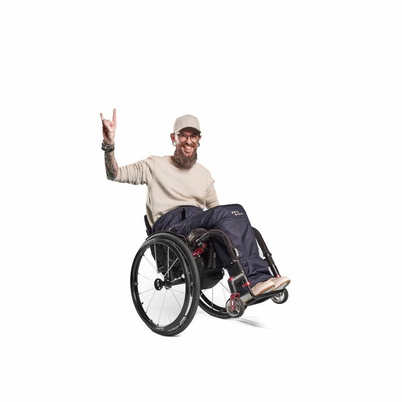 Couverture de pluie fauteuil roulant MyBlanket - Taille : S/M - S/M
