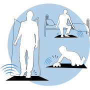 Tapis sortie de lit détecteur de présence Amplicall PSA100