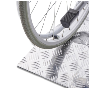 Rampe de seuil en aluminium non pliable