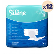 12 paquets - Changes complets Silène Nuit Medium - 240 unités