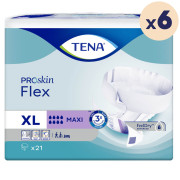 6 paquets - TENA Flex Maxi...
