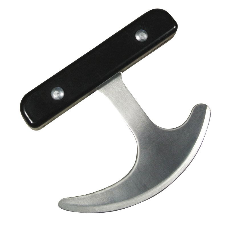Couteau en T à bascule - Noir - 10 cm