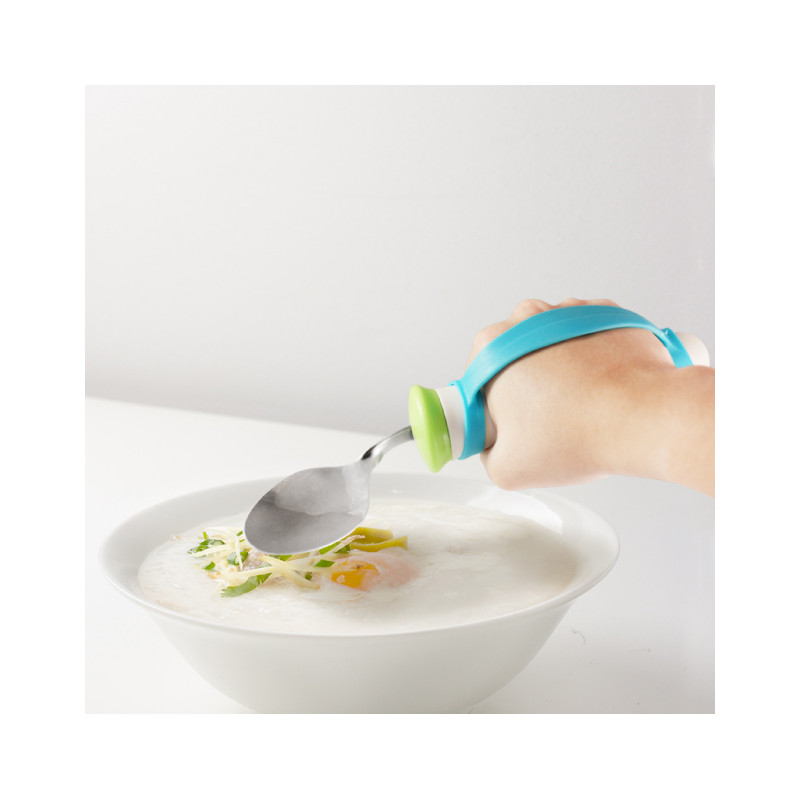 Cuillère à soupe pliable avec anse et poids