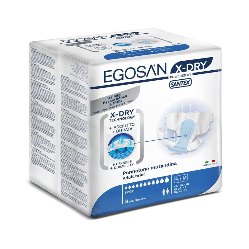 Change complet - Slip X-Dry M - Egosan - Taille : M - 70 - 110 cm