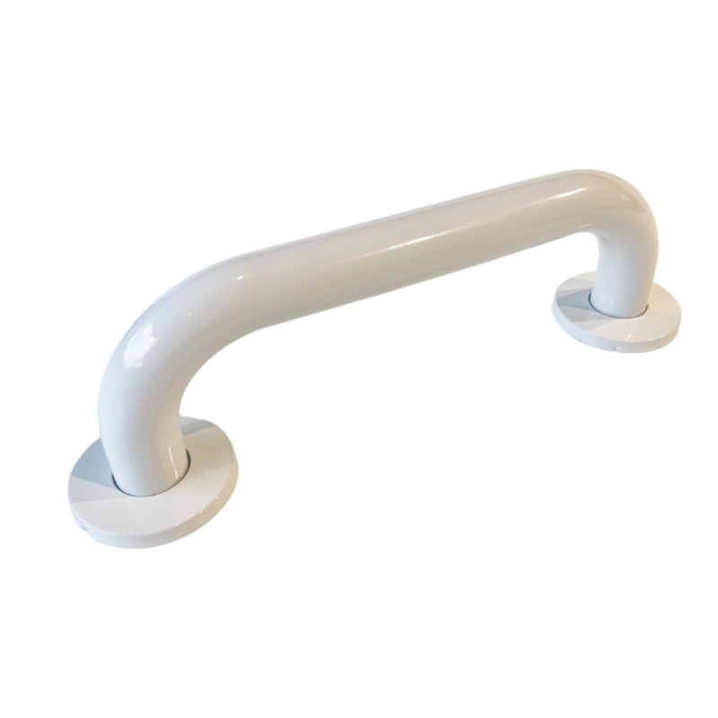 Barre d'appui droite à fixer Capri 30 cm - Blanc - 200 kg