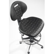 Chaise de bureau assise haute sur patin