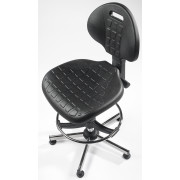 Chaise de bureau assise haute sur patin