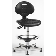 Chaise de bureau assise haute sur patin