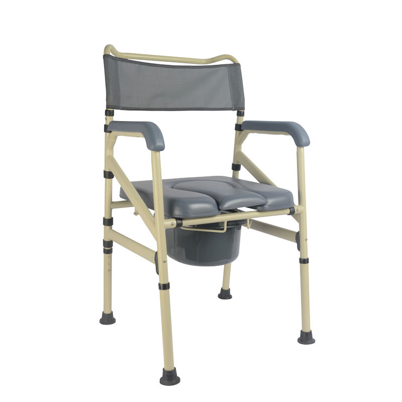 Fauteuil de toilette pliant et rembourré Cagliari - 56 cm