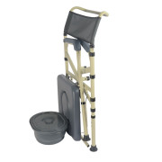 Fauteuil de toilette pliant et rembourré Cagliari
