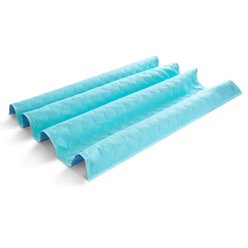 Alèse lavable absorbante en tissu pour lit simple 85 x 90cm - lot de 2