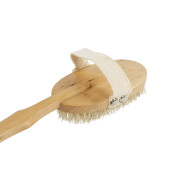 Brosse de bain en bois avec long manche