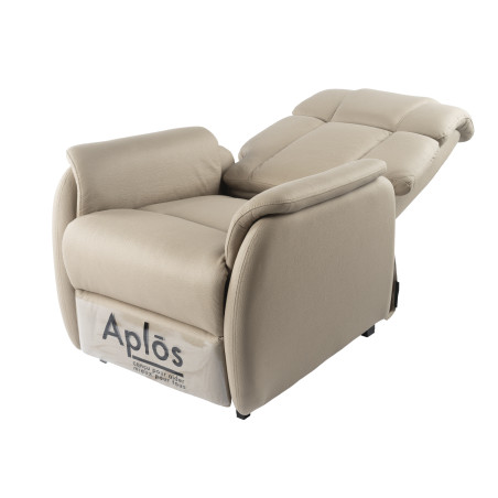 Fauteuil releveur électrique 2 moteurs tissu assise visco Alphonse