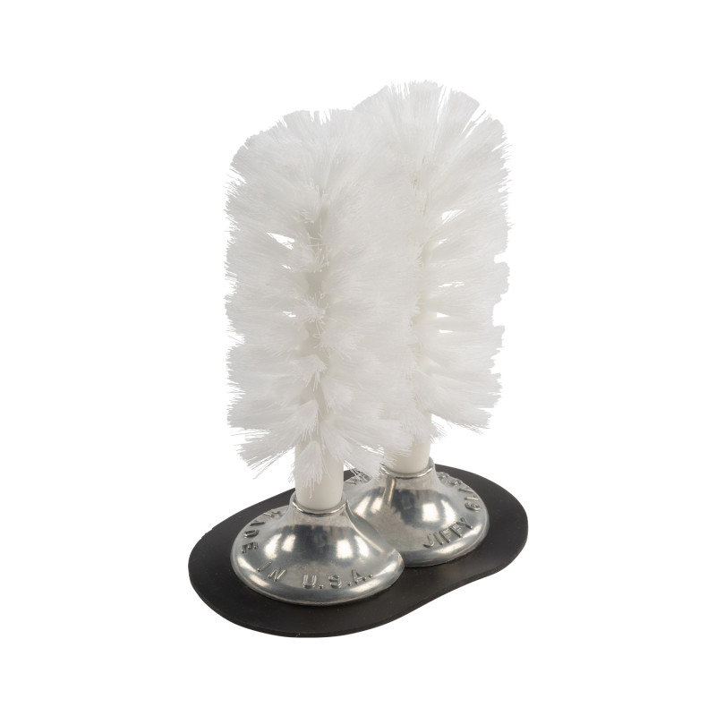Brosse lave verre avec ventouses - 15 cm