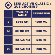 Pants SENI ACTIVE CLASSIC - Jour - S