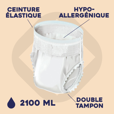 Slip intégral nuit renforcé Silène (Pants)