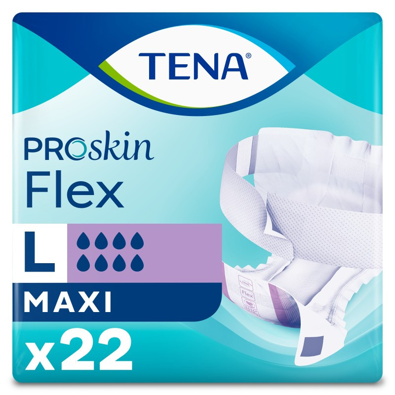 TENA Flex Maxi Large - Taille : L - 80-125 cm