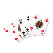 Jeux de 54 cartes géantes à gros caractères Aplós