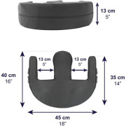 Coussin d’aide au retournement latéral au lit