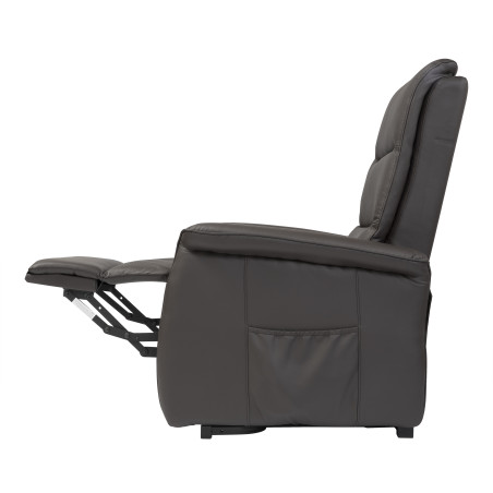 Fauteuil releveur électrique Cuir 2 moteurs Renato