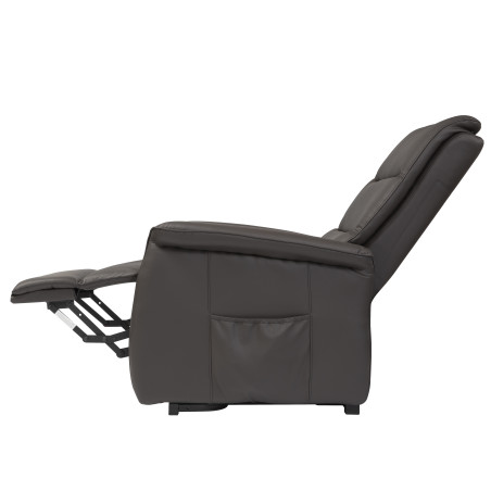 Fauteuil releveur électrique Cuir 2 moteurs Renato