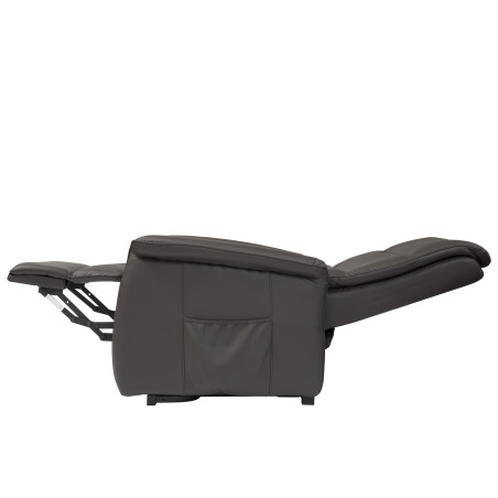 Fauteuil releveur électrique Cuir 2 moteurs Renato