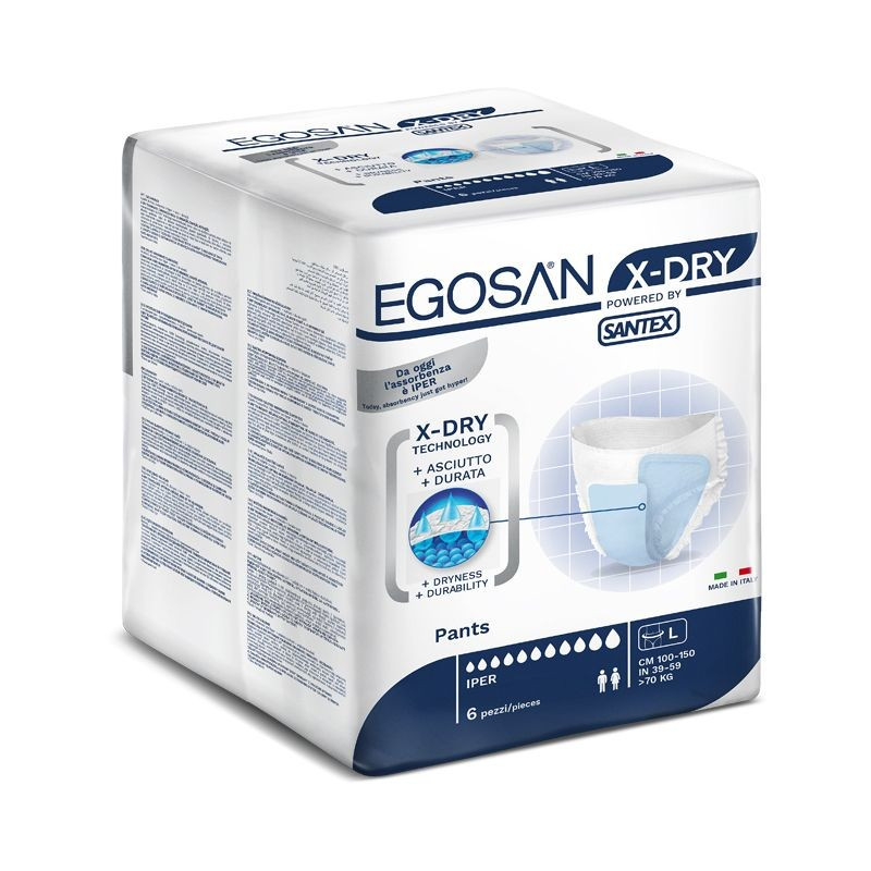 Echantillon - SLIP ABSORBANT X-DRY taille M EGOSAN