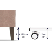 Chaise à hauteur variable de transfert Victor