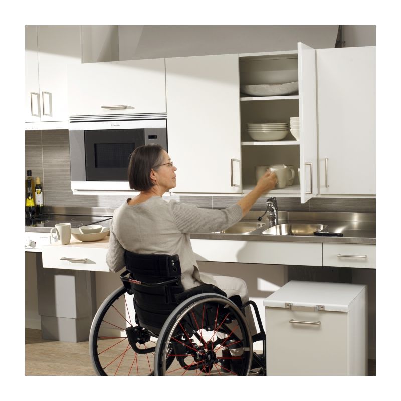 Elévateur de meubles hauts DIAGO cuisine PMR - 150 kg