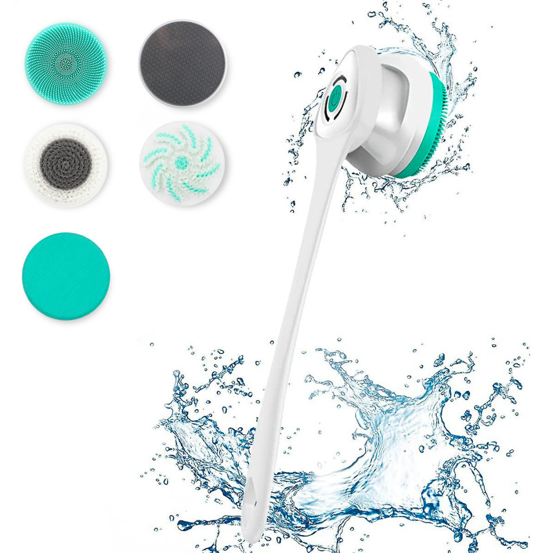 Brosse de douche électrique rechargeable