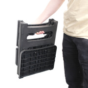 Escabeau double marche pliable