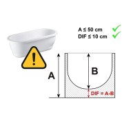 Banc de transfert de bain avec poignée