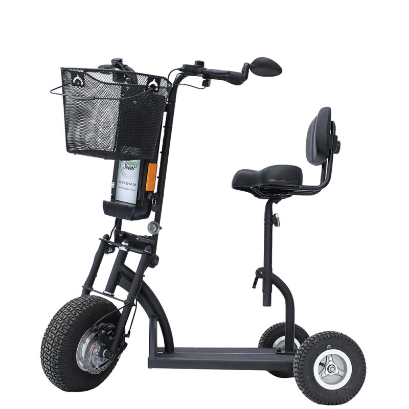 Scooter électrique 3 roues pliable Happy Scoot - 105 cm