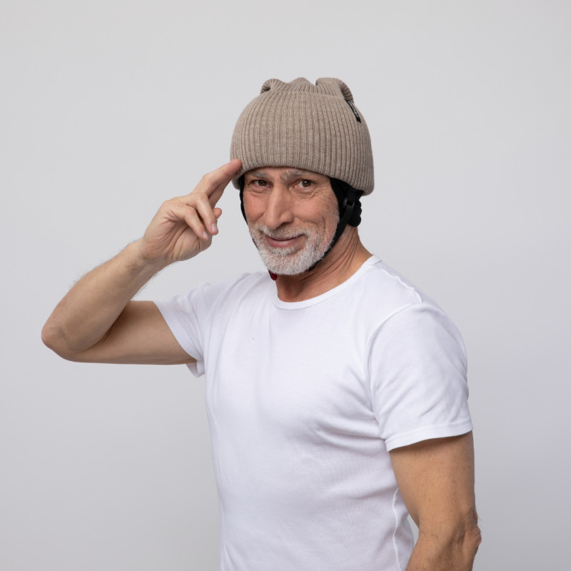 Bonnet de protection souple LENNY - Taille : L (59-61cm) - Brun - L (59-61cm)